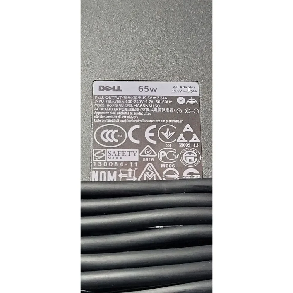 Dell OEM Charger Model HA65NM130